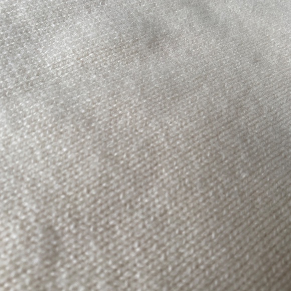 Aritzia Luxe Cashmere Cyprie Sweater - Whisper White - Picture 8 of 9